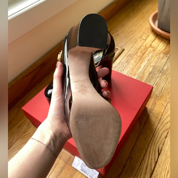 Valentino Black Tan-Go 120 Heels - Picture 2 of 7